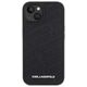 Karl Lagerfeld case for iPhone 15 6,1&quot; KLHCP15SPQKPMK black HC QUILTED K PATTERN 3666339165031