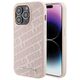 Karl Lagerfeld case for iPhone 15 Pro Max 6,7&quot; KLHCP15XPQKPMP pink HC QUILTED K PATTERN 3666339165185