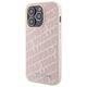 Karl Lagerfeld case for iPhone 15 Pro Max 6,7&quot; KLHCP15XPQKPMP pink HC QUILTED K PATTERN 3666339165185
