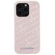 Karl Lagerfeld case for iPhone 15 Pro Max 6,7&quot; KLHCP15XPQKPMP pink HC QUILTED K PATTERN 3666339165185