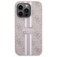 Guess case for iPhone 15 Pro 6,1&quot; GUHMP15XP4RPSP pink HC MAGSAFE 4G PRINTED STRIPES 3666339203511