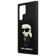 Karl Lagerfeld case for Samsung Galaxy S24 Ultra KLHCS24LSNIKBCK black HC SILICONE NFT IKONIK 3666339242312