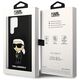 Karl Lagerfeld case for Samsung Galaxy S24 Ultra KLHCS24LSNIKBCK black HC SILICONE NFT IKONIK 3666339242312
