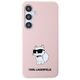 Karl Lagerfeld case for Samsung Galaxy S24 Plus KLHCS24MSNCHBCP pink HC SILICONE NFT CHOUPETTE 3666339242367