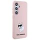 Karl Lagerfeld case for Samsung Galaxy S24 Plus KLHCS24MSNCHBCP pink HC SILICONE NFT CHOUPETTE 3666339242367
