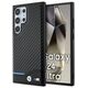 BMW case for Samsung Galaxy S24 Ultra black Leather Carbon 3666339242671