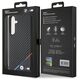 BMW case for Samsung Galaxy S24 black Carbon Tricolor Line MagSafe 3666339242688