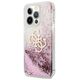 Original Case IPHONE 13 PRO MAX Guess Hardcase 4G Big Liquid Glitter (GUHCP13XLG4GPI) pink 3666339024703