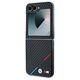 Original Case SAMSUNG GALAXY Z FLIP 6 BMW Hardcase Carbon Tricolor (BMHCZF623PUDTK) black 3666339321994