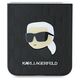 Original Case SAMSUNG GALAXY Z FLIP 6 Karl Lagerfeld Hardcase Saffiano Monogram Karl Head Pin (KLHCZF6PGKSKIHK) black 3666339322441