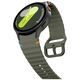 Strap for SAMSUNG GALAXY WATCH 4 / 5 / 5 PRO / 6 / 7 / FE Tech-Protect Silicone Sport Army green 5906302313464