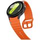 Strap for SAMSUNG GALAXY WATCH 4 / 5 / 5 PRO / 6 / 7 / FE Tech-Protect Silicone Sport orange 5906302313457