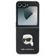 Karl Lagerfeld case for Samsung Galaxy Z Flip6 KF002199 black Saffiano Monogram 3666339322441