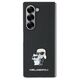 Karl Lagerfeld case for Samsung Galaxy Z Fold6 KF002203 black Saffiano Metal Pin 3666339322571
