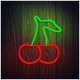 Neon LED Light CHERRY green red NNE23 Neolia 5907457773462