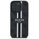 Original Case IPHONE 16 PRO Guess Hardcase 4G Printed Stripes MagSafe (GUHMP16LP4RPSK) black 3666339342104