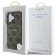 Original Case IPHONE 16 Guess Hardcase 4G Ring Classic Logo MagSafe (GUHMP16SG4GFRW) brown 3666339327248
