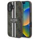 Original Case IPHONE 16 Guess Hardcase 4G Printed Stripes MagSafe (GUHMP16SP4RPSW) brown 3666339342128