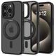 Case for IPHONE 15 PRO Tech-Protect MagRing MagSafe Matte black 5906302312542