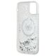 Original Case IPHONE 11 / XR Karl Lagerfeld Hardcase Liquid Glitter Choupette Head MagSafe (KLHMN61LGCHSGH) transparent 3666339285623