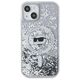 Original Case IPHONE 13 Karl Lagerfeld Hardcase Liquid Glitter Choupette Head MagSafe (KLHMP13MLGCHSGH) transparent 3666339285654