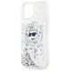 Original Case IPHONE 13 Karl Lagerfeld Hardcase Liquid Glitter Choupette Head MagSafe (KLHMP13MLGCHSGH) transparent 3666339285654