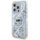Original Case IPHONE 15 PRO Karl Lagerfeld Hardcase Liquid Glitter Choupette Head MagSafe (KLHMP15LLGKISGH) transparent 3666339285609