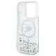 Original Case IPHONE 15 PRO Karl Lagerfeld Hardcase Liquid Glitter Choupette Head MagSafe (KLHMP15LLGKISGH) transparent 3666339285609