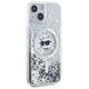 Original Case IPHONE 15 PLUS / 14 PLUS Karl Lagerfeld Hardcase Liquid Glitter Choupette Head MagSafe (KLHMP15MLGCHSGH) transparent 3666339285739