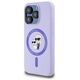 Original Case IPHONE 15 PRO Karl Lagerfeld Hardcase Silicone KC Heads Ring MagSafe (KLHMP15LSCMKCRHU) purple 3666339254346