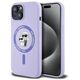 Original Case IPHONE 15 Karl Lagerfeld Hardcase Silicone KC Heads Ring MagSafe (KLHMP15SSCMKCRHU) purple 3666339254322
