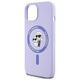 Original Case IPHONE 15 Karl Lagerfeld Hardcase Silicone KC Heads Ring MagSafe (KLHMP15SSCMKCRHU) purple 3666339254322