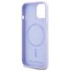 Original Case IPHONE 15 Karl Lagerfeld Hardcase Silicone KC Heads Ring MagSafe (KLHMP15SSCMKCRHU) purple 3666339254322