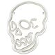 Neon PLEXI LED SKULL white FPNE07X Forever Light 5900495624642