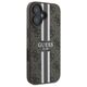 Original Case IPHONE 16 PLUS Guess Hardcase 4G Printed Stripes MagSafe (GUHMP16MP4RPSW) brown 3666339342135