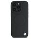 Original Case IPHONE 16 PRO BMW Hardcase Signature Leather Half Textured & Circle MagSafe (BMHMP16L23RTPK) black 3666339323424