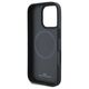 Original Case IPHONE 16 PRO BMW Hardcase Signature Leather Half Textured & Circle MagSafe (BMHMP16L23RTPK) black 3666339323424
