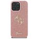 Original Case IPHONE 16 PRO Guess Hardcase Fixed Glitter Big 4G (GUHCP16LHG4SGP) pink 3666339328542