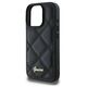 Original Case IPHONE 16 PRO Guess Hardcase Quilted Metal Logo (GUHCP16LPSQSQSK) black 3666339345068