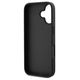Original Case IPHONE 16 PLUS Guess Hardcase Leather 4G Triangle Strass MagSafe (GUHCP16MP4TDPK) black 3666339327378
