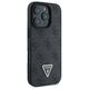 Original Case IPHONE 16 PRO MAX Guess Hardcase Leather Metal Logo Strass Crossbody + Smycz (GUHCP16XP4TDSCPK) black 3666339328634