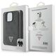 Original Case IPHONE 16 PRO MAX Guess Hardcase Leather Metal Logo Strass Crossbody + Smycz (GUHCP16XP4TDSCPK) black 3666339328634