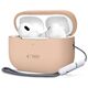 Case APPLE AIRPODS PRO 1 / 2 Tech-Protect Silicone Caffe Latte creamy 5906302313648