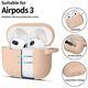 Case APPLE AIRPODS 3 Tech-Protect Silicone Caffe Latte creamy 5906302375066