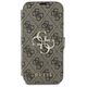 Original Case IPHONE 16 Guess Book 4G Metal Logo (GUBKP16S4GMGBR) brown 3666339346164