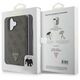 Original Case IPHONE 16 Guess Hardcase Leather Metal Logo Strass Crossbody + Smycz (GUHCP16SP4TDSCPW) brown 3666339328641