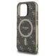 Original Case IPHONE 16 PRO Guess Hardcase IML 4G Background MagSafe (GUHMP16LH4DTEW) brown 3666339301729