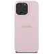 Original Case IPHONE 16 PRO Guess Hardcase Grained Ring MagSafe (GUHMP16LPGHSMMP) pink 3666339303976