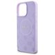 Original Case IPHONE 16 PRO Guess Hardcase Saffiano Peony Classic Logo MagSafe (GUHMP16LPSAPSMEU) purple 3666339328269