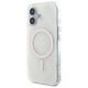 Original Case IPHONE 16 Guess Hardcase IML 4G Background MagSafe (GUHMP16SH4DTEH) white 3666339302153